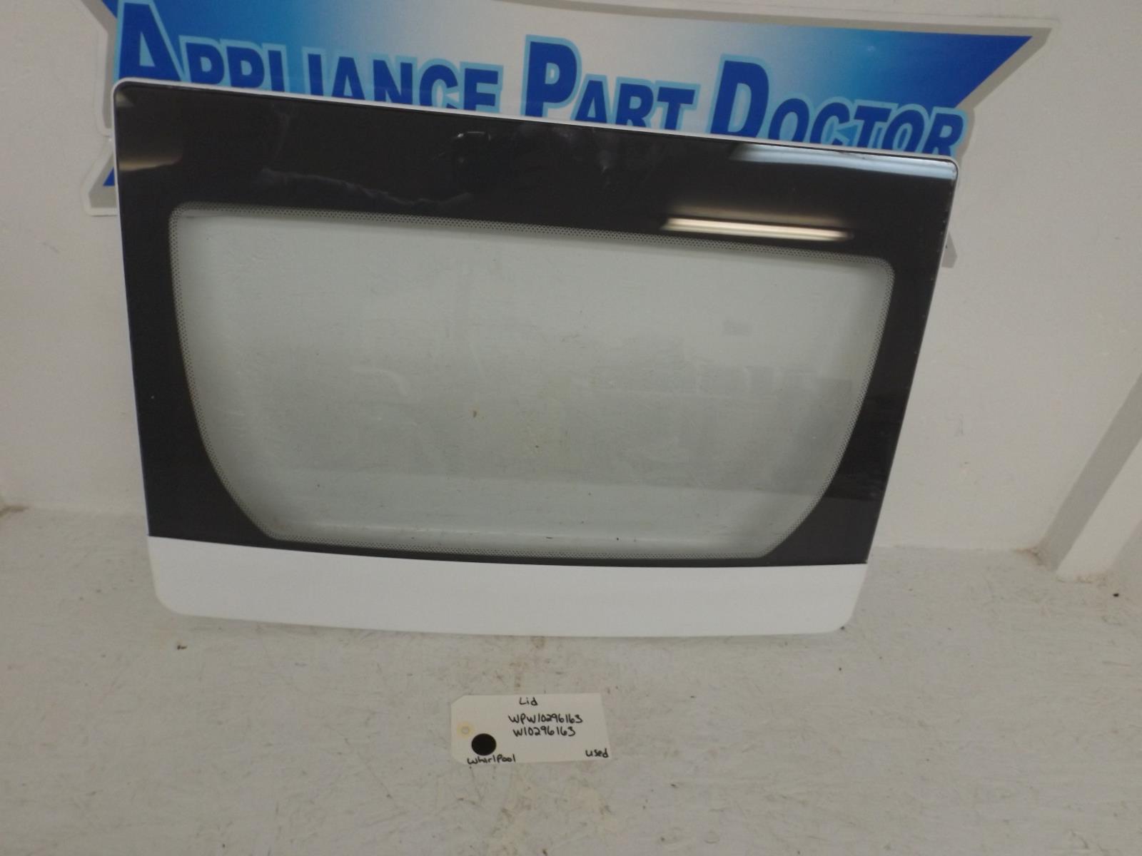 Whirlpool Washer WPW10296163 W10296163 Lid Used Whirlpool Washer WPW10296163 W10296163 Lid Used